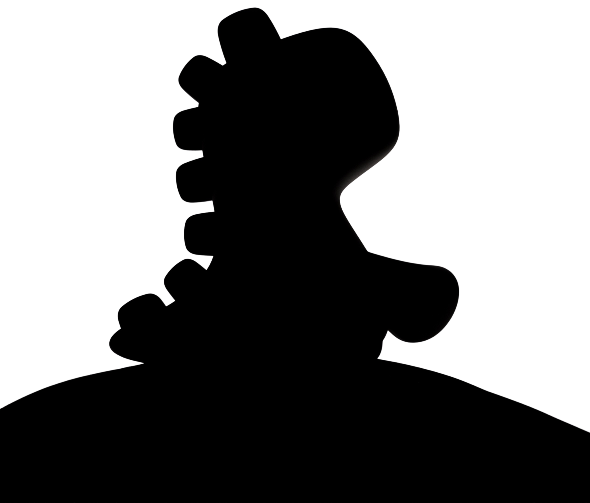Dinosaur silhouette